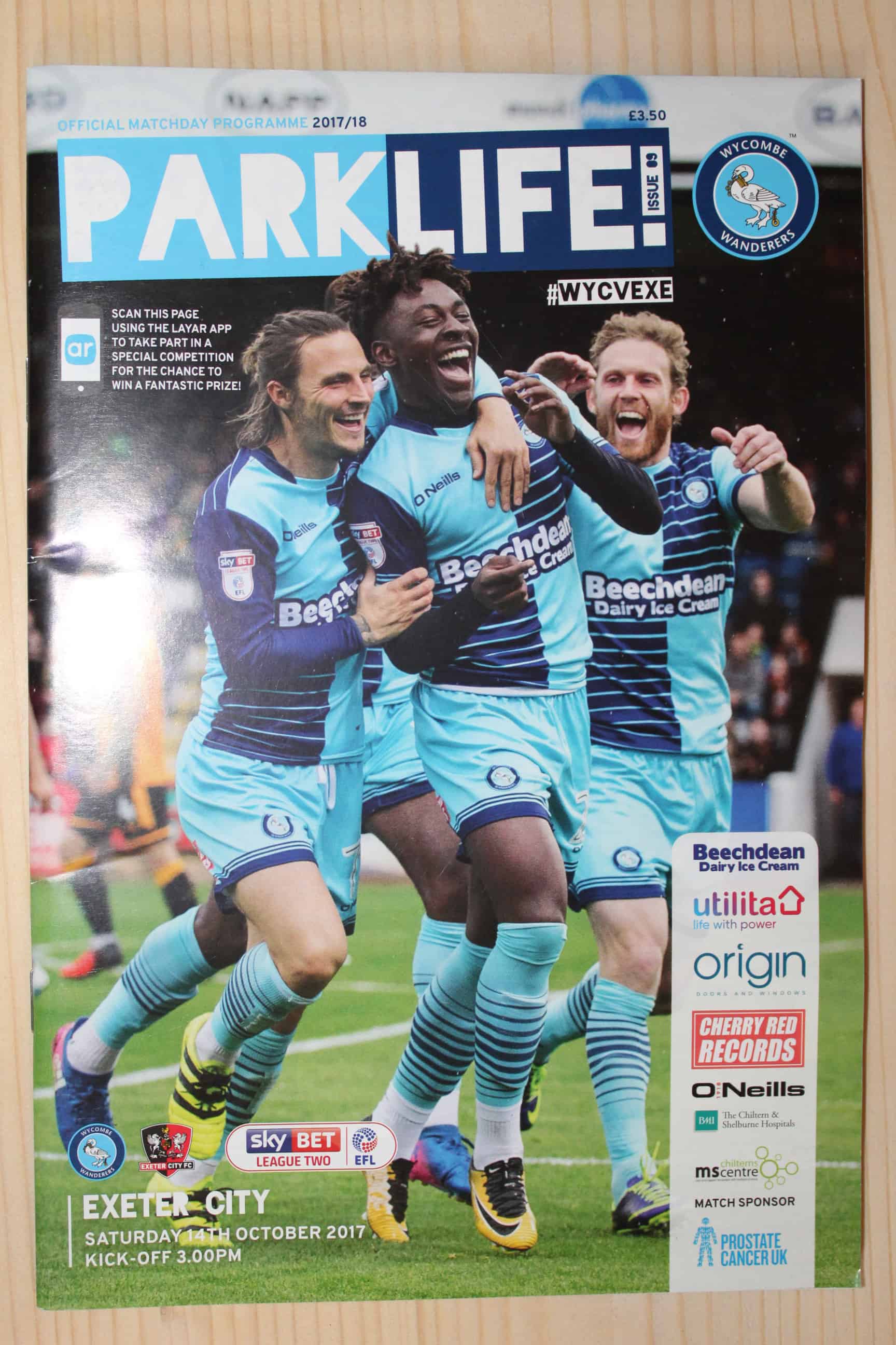 Wycombe Wanderers FC v Exeter City FC